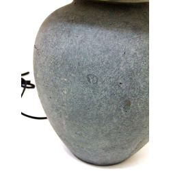 Lampa ceramiczna Rustykalna z abażurem 45cm